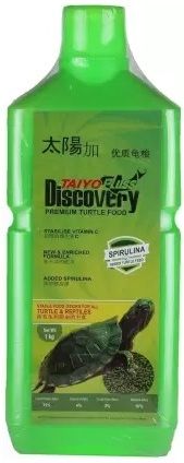 Taiyo Pluss Discovery Turtle Sticks,1 kg long Container Sea Food 1 kg Dry Young Turtle Food-image-30