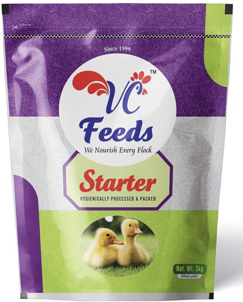 vc feeds |Starter| Ideal for Broiler,Layer,Rooster,Country,Duck,Quail,Turkey,Emu. Spice 3 kg Dry Young Bird Food-picture-47