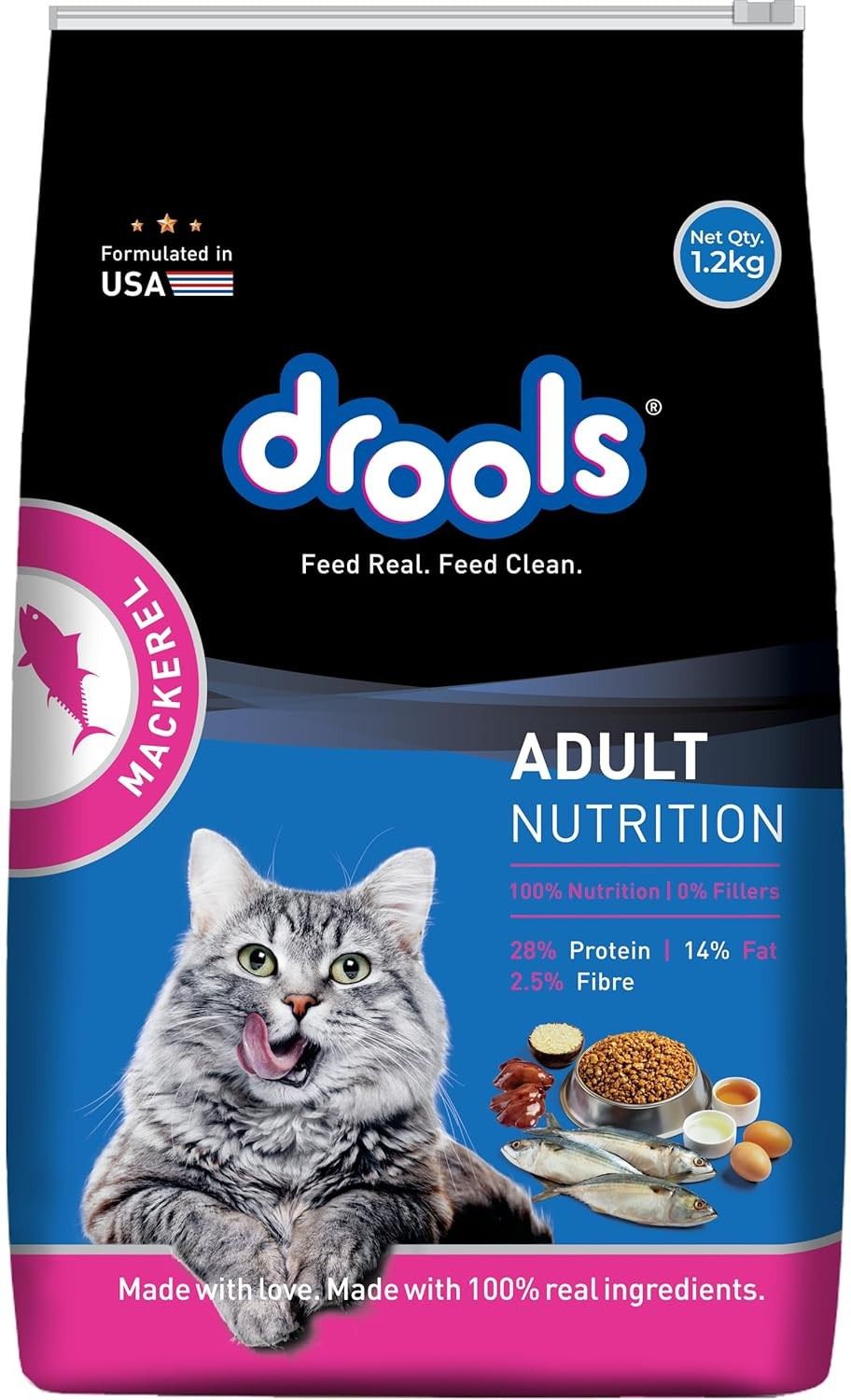 Adult Mackeral 1.2 kg Dry Adult Cat Food-image-14