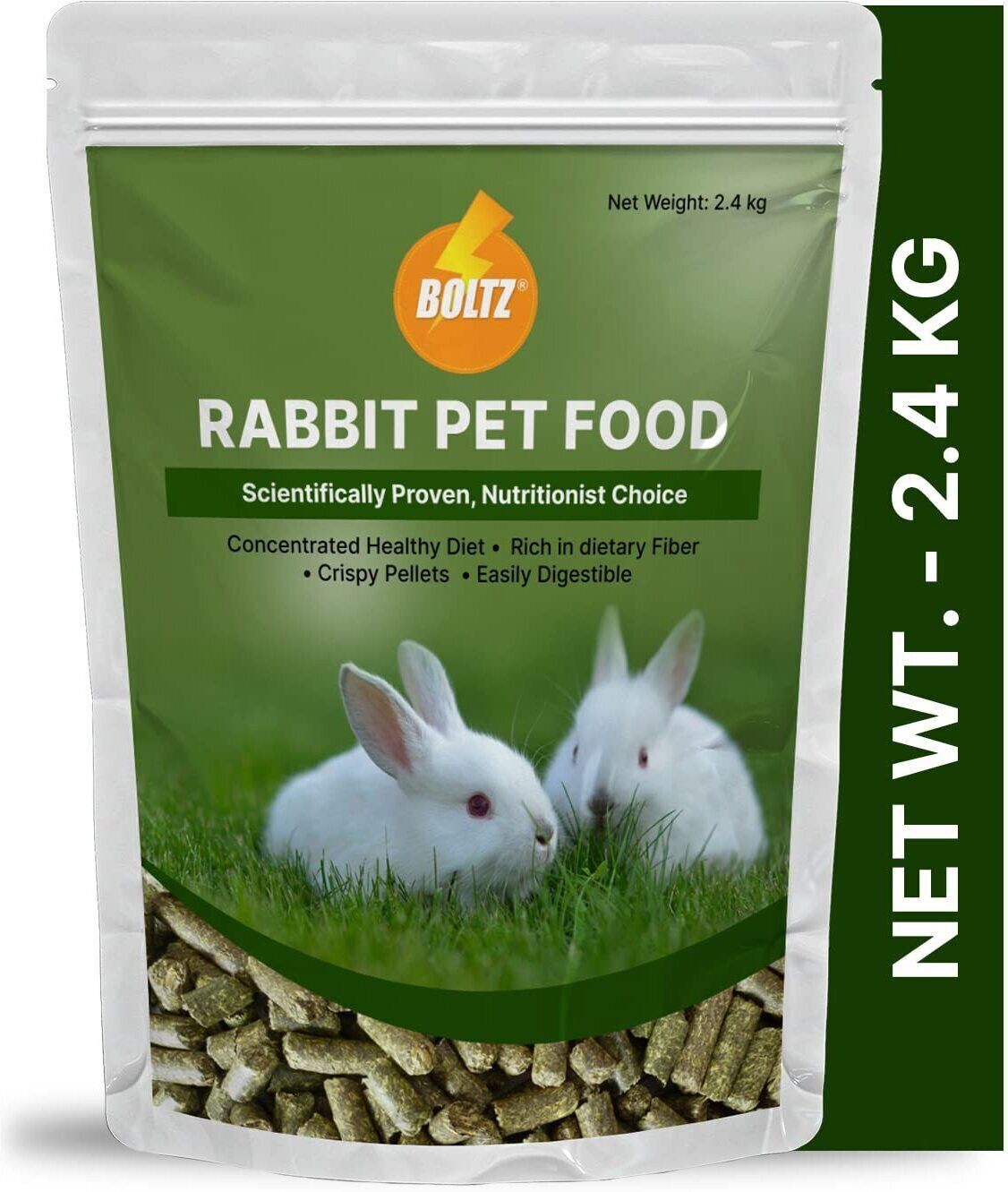 boltz Premium Adult Pellet Rabbit Food 2400 Gm Vegetable 2.4 kg Dry Adult Rabbit Food-picture-38