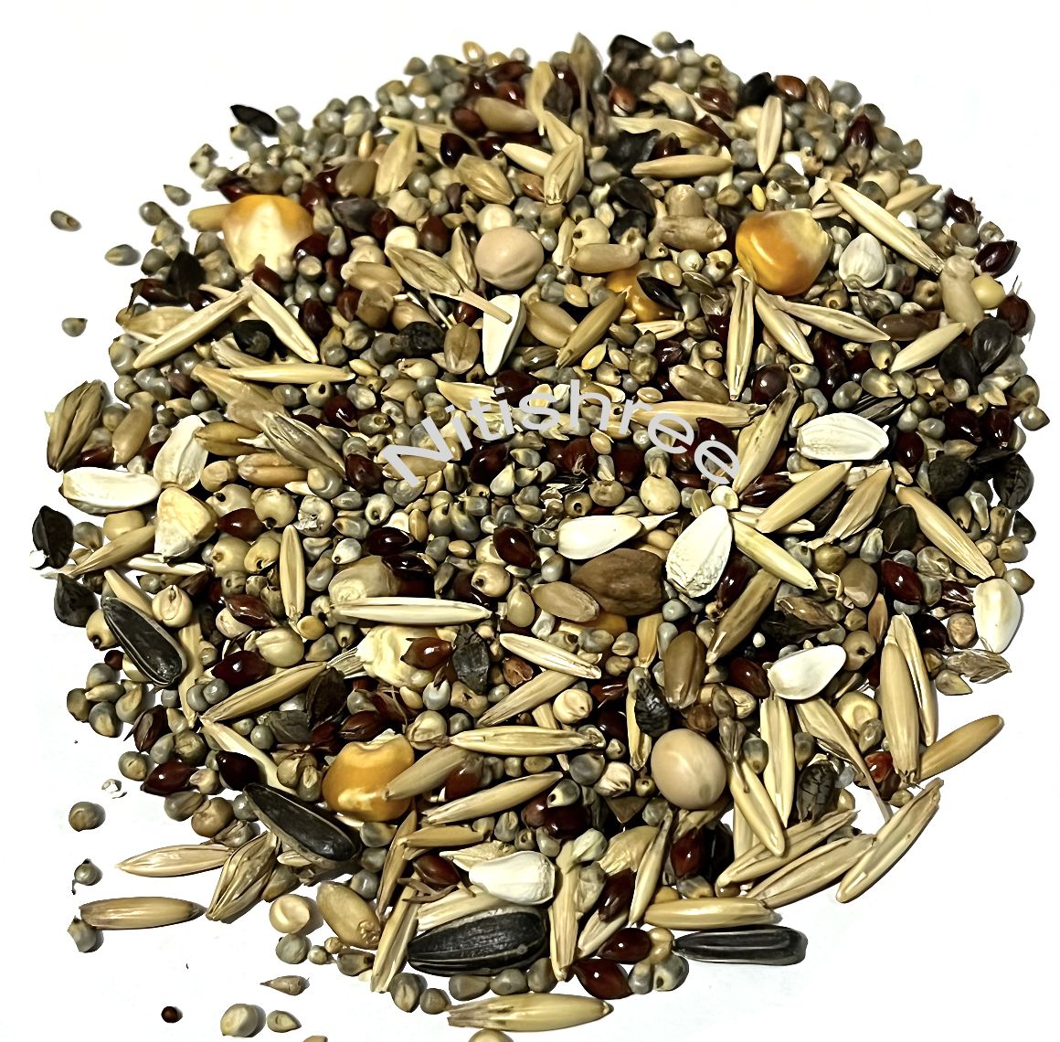 nitishree 15 Seed Mix,Bird Feeder Refill for Outside Wild Birds,Sparrow,Doves,Pigeon–500gm Nuts 0.5 kg Dry New Born, Adult, Young, Senior Bird Food-picture-30
