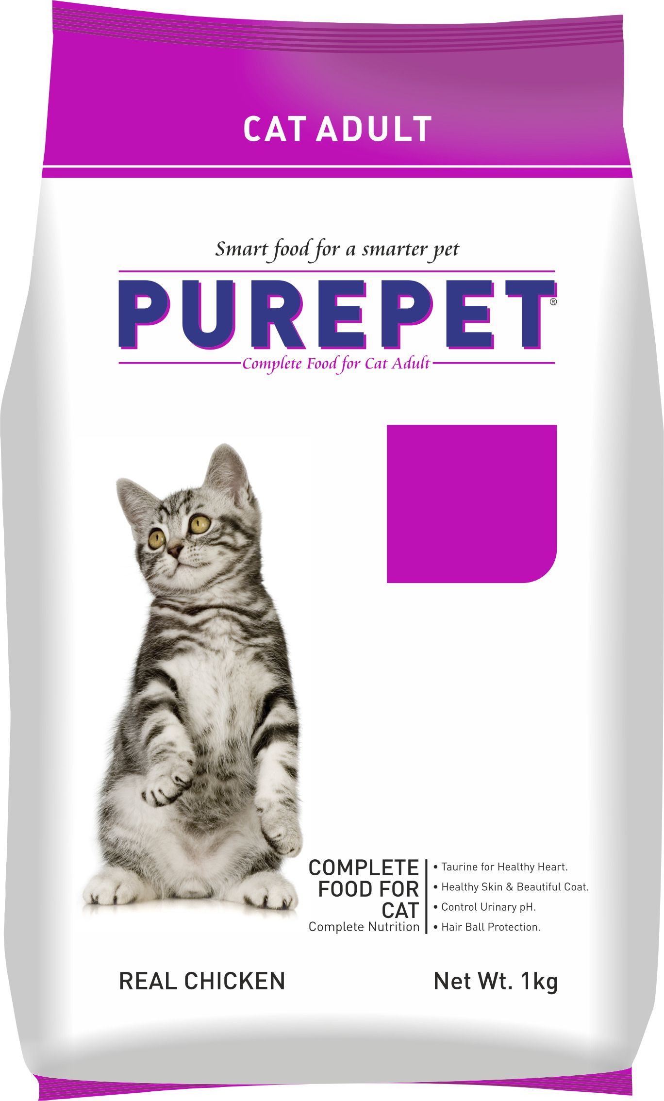 purepet Real Chicken Chicken 1 kg Wet Adult Cat Food-picture-44