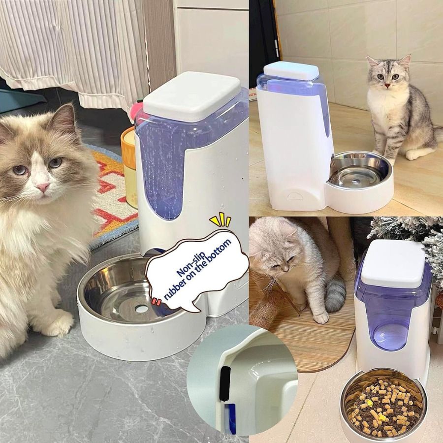 dogtrust Large Capacity Dispenser Cat Dog Food Bowl-picture-16