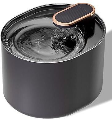 parner Cat Drinking Fountain Water Dispenser with Filter(Black&Golden)-picture-37