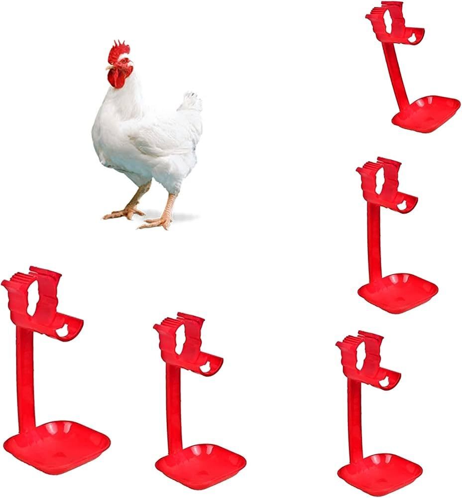 bethlehem 5 Pcs Nipple Drip Cup Poultry Chicken Bird Quail Drinker Waterer Chicken-picture-32