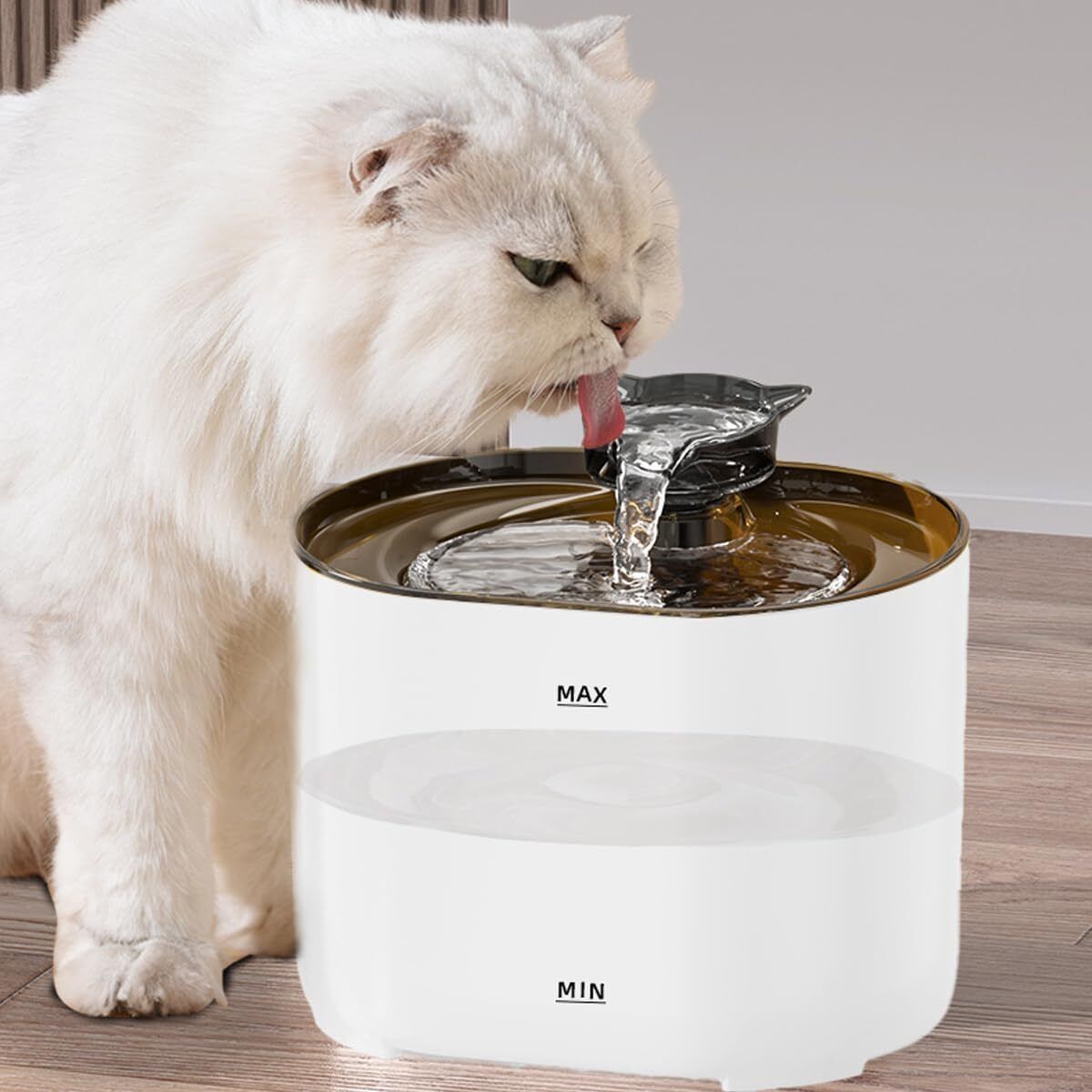 ghanu cat water fountain, pet water dispenser, 2.2L USB Pet fountain-picture-39