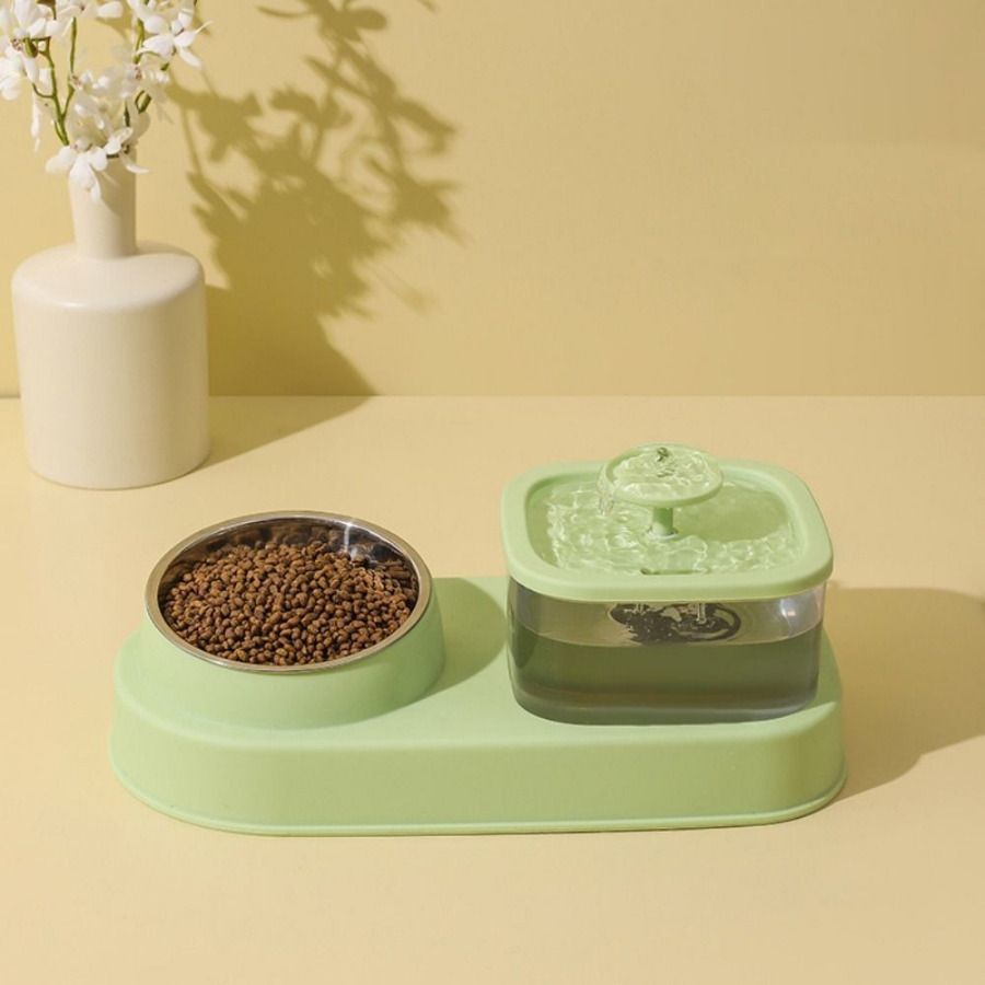 2-in-1 pet feeder and water fountain
