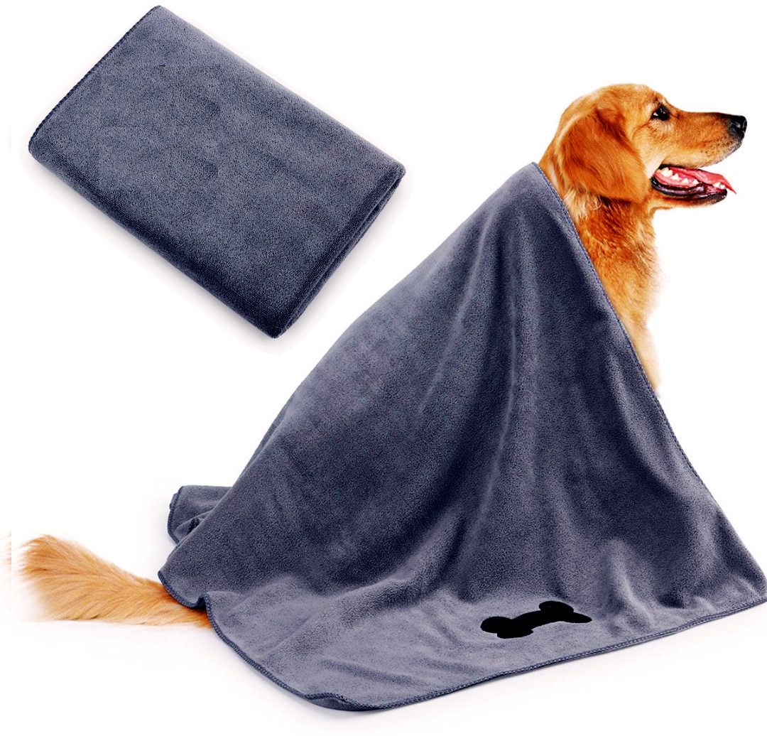 PET Bath Towel Grooming Gloves for Dog & Cat-image-41