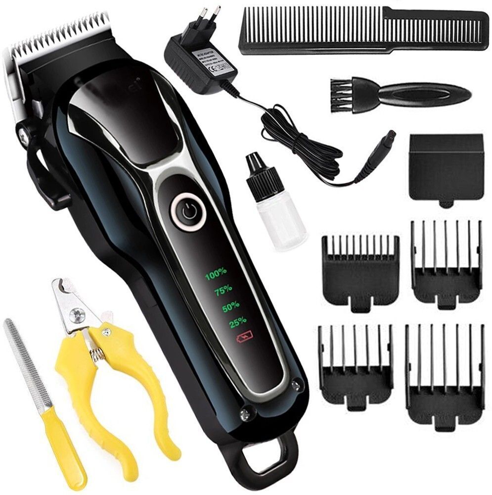 kurba New Professional cordless Hair Cutting Machine for Cat Hair Animal Hair Clipper Multicolor Pet Hair Trimmer-picture-12
