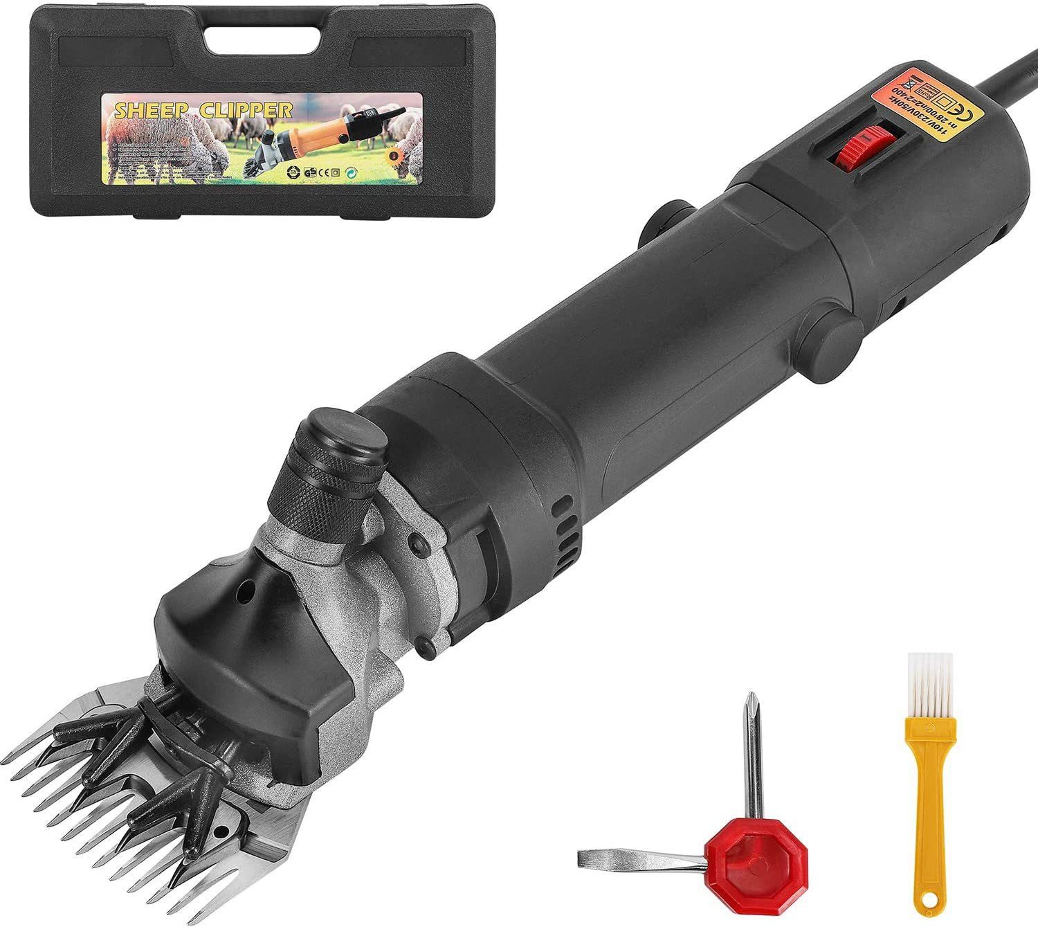 1200W Goat/Horse/Sheep hair cutting machine Black Pet Hair Trimmer-image-29