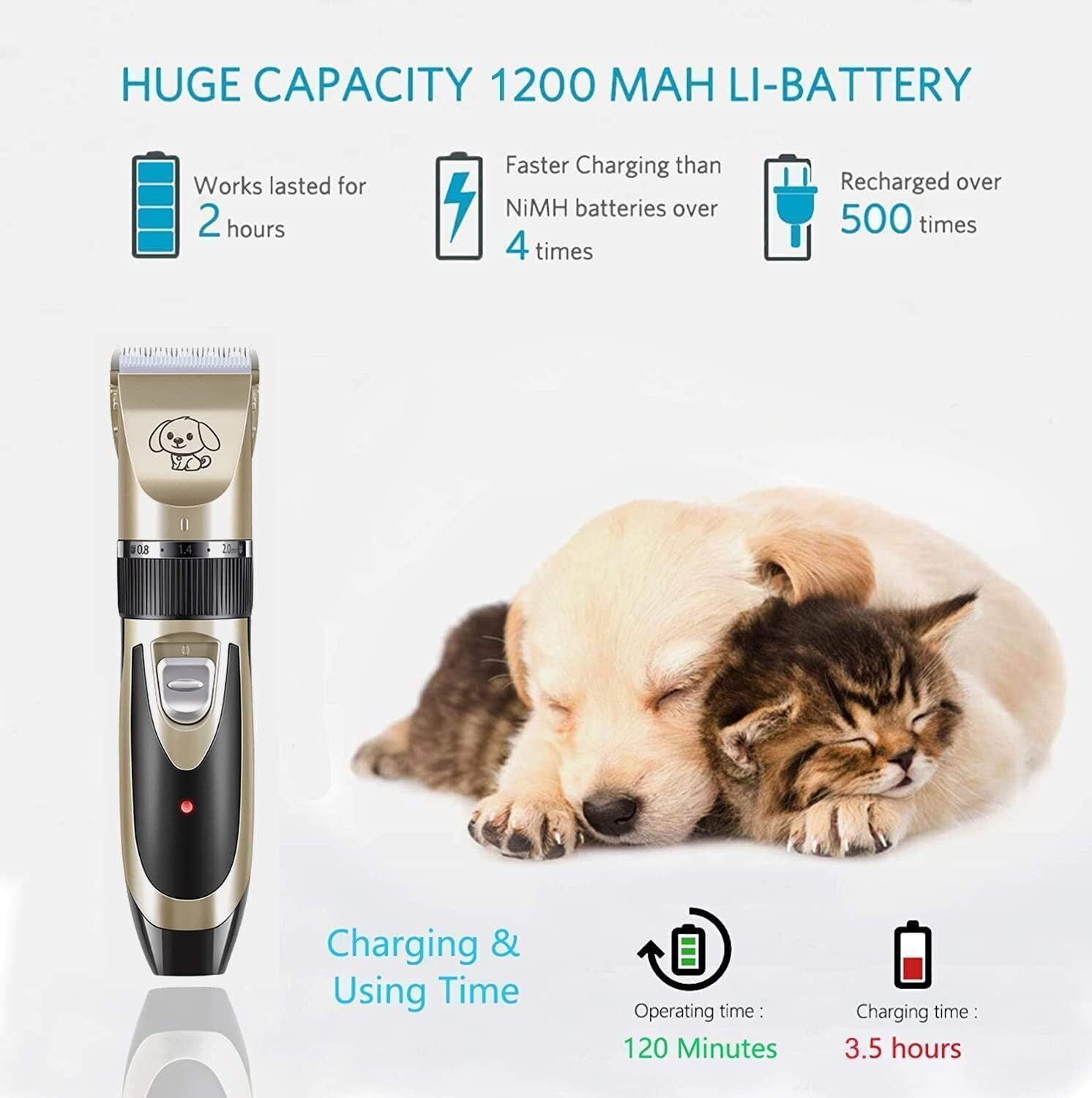 ekaksh Dog Trimmer|Cat Trimmer, Pet Grooming Kit Gold Pet Hair Trimmer-picture-29