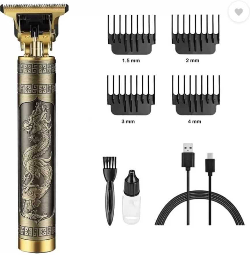 xyntac Professional Golden t99 Trimmer Haircut Grooming Kit Metal Body Rechargeable Yellow Pet Hair Trimmer-picture-46