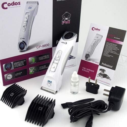 sheepehead PROFESSIONAL DOG CODOS CP 9600 Professional Stainless Steel Dog/Cat Rechargeable White Pet Hair Trimmer-picture-12