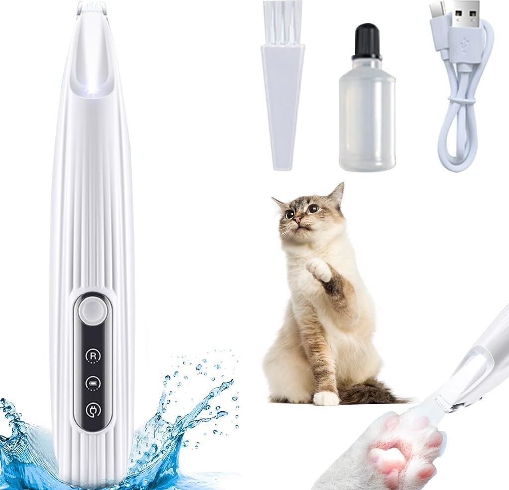 qpets Electric Dog Grooming Clippers for Pets and Cats Quiet Grey Pet Hair Trimmer-picture-14