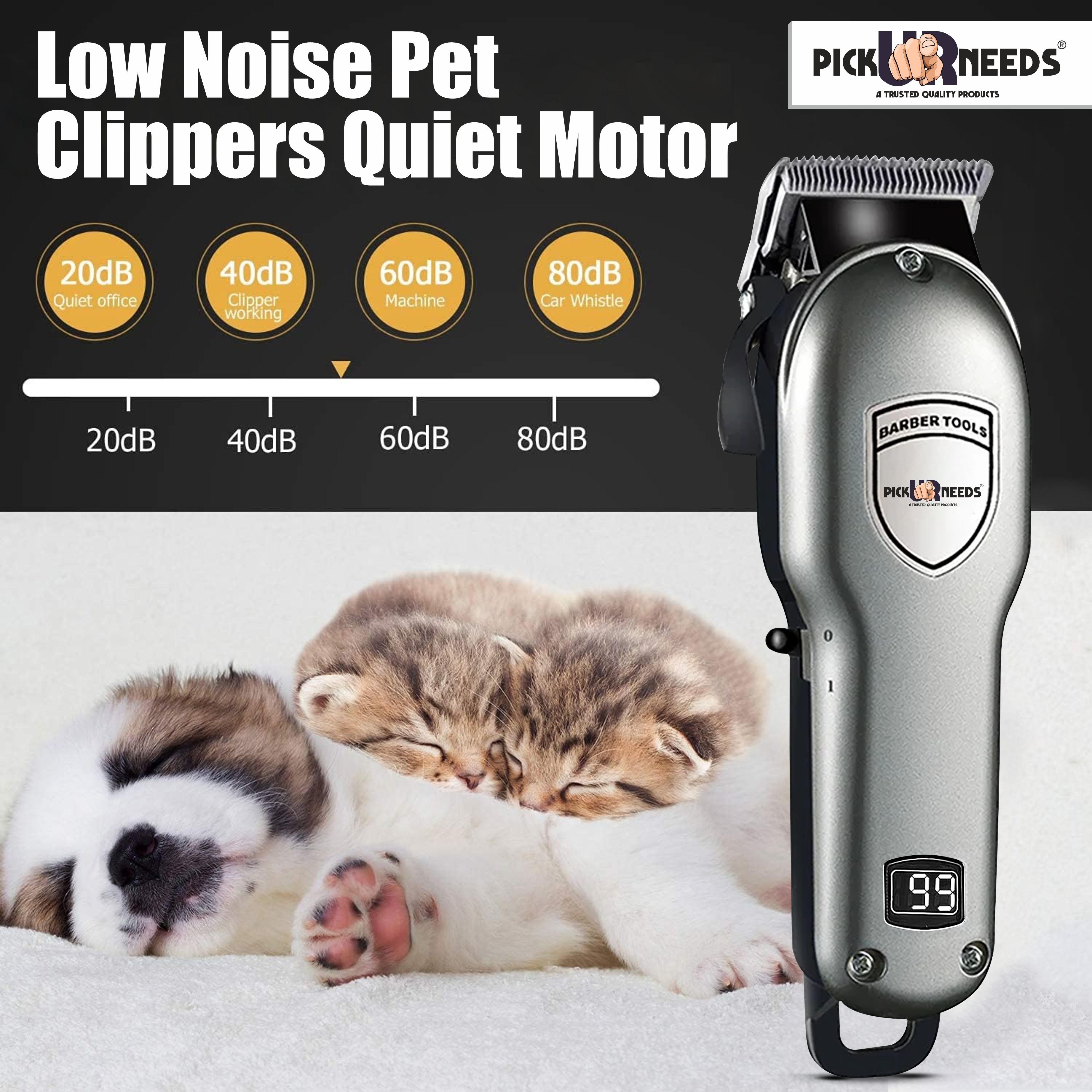 Professional Rechargeable Dog Hair Clipper Pet Trimmer Hair Cutting Machine Black Pet Hair Trimmer-image-30
