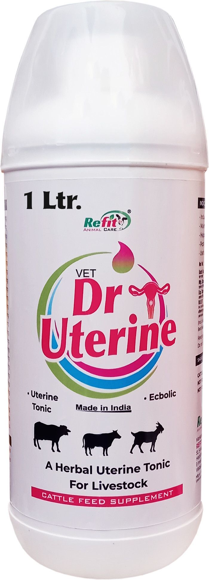 Veterinary Uterine Tonic Supplement for Cattle, Cows, Buffalo & Livestock Animals Pet Health Supplements
