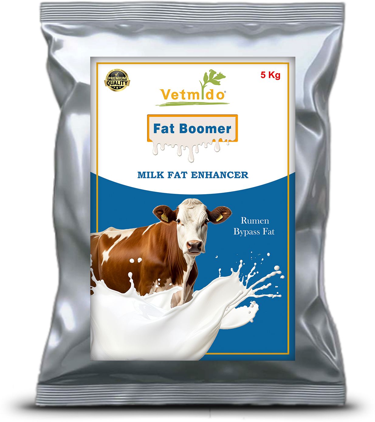 vetmido Fat Boomer - Rumen Bypass Fat, Energy & Milk Booster Supplement for Cow, Buffalo Pet Health Supplements-picture-33