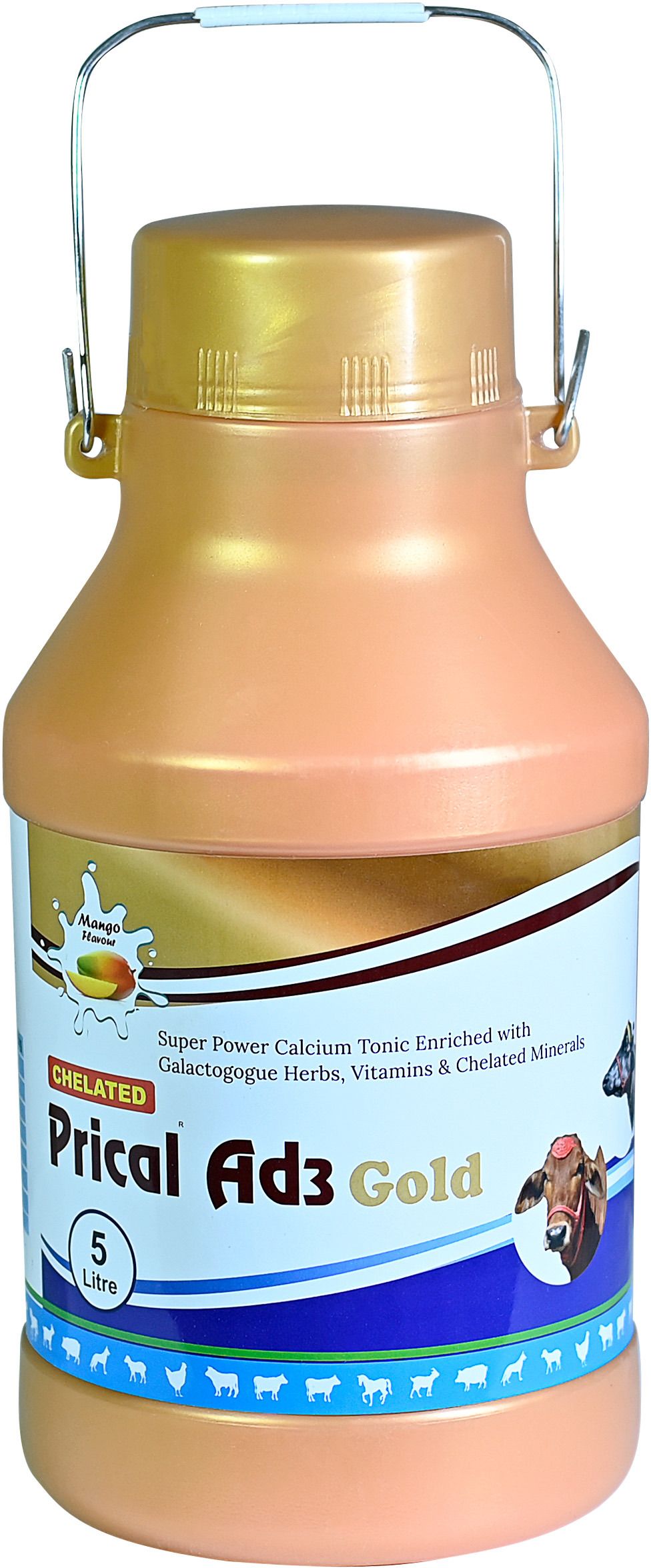 welcomevet pharma PRICAL Ad3 GOLD Liquid 5 Litre Pet Health Supplements-picture-12