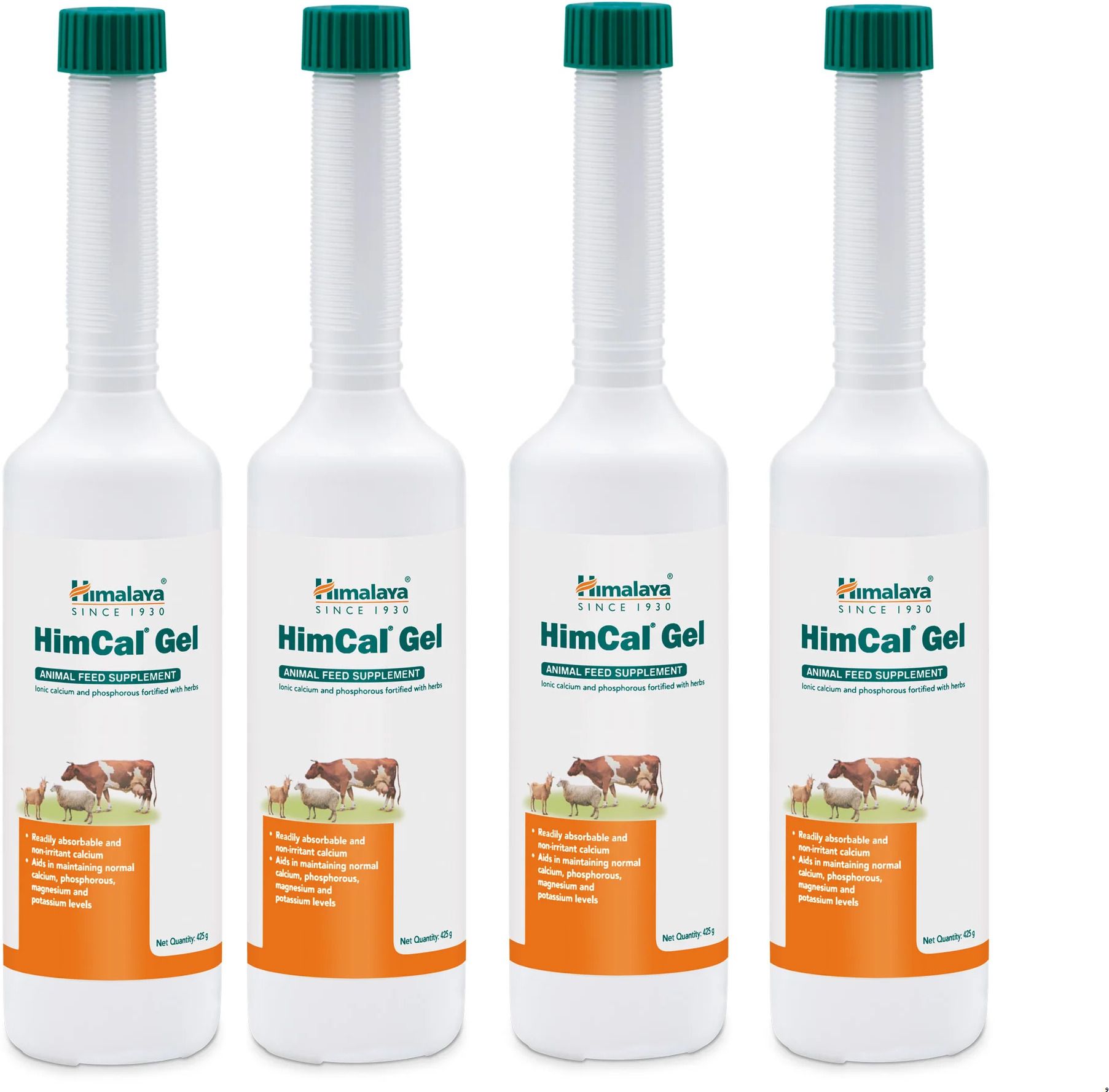 himalaya herbals Himcal Gel Calcium for Cow Supports Lactation & Bone Strength 425g Pack of 4 Pet Health Supplements-picture-37