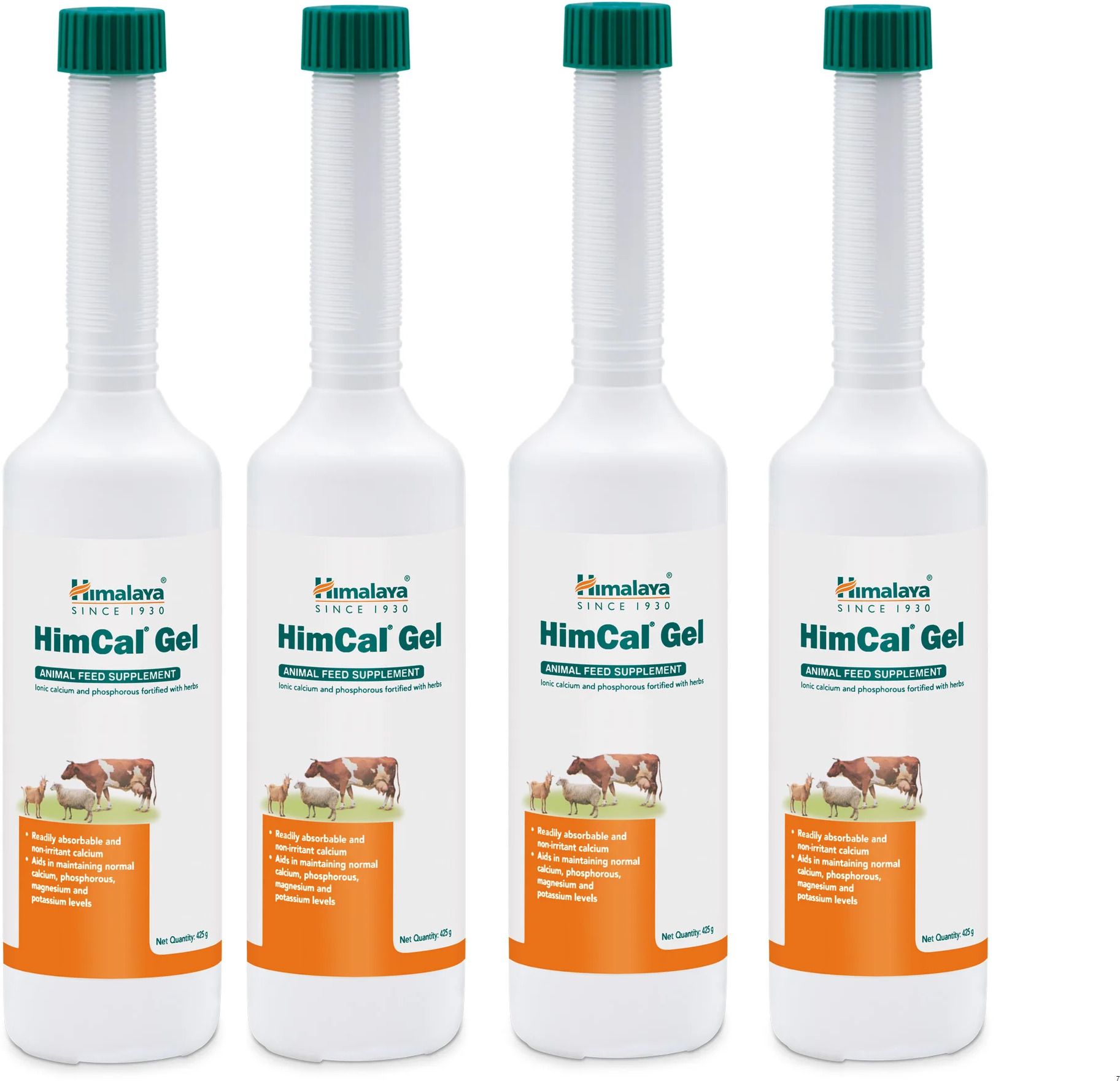 himalaya herbals Himcal Gel Calcium Supplement for Cow Improves Milk Yield 425g Pack of 4 Pet Health Supplements-picture-17