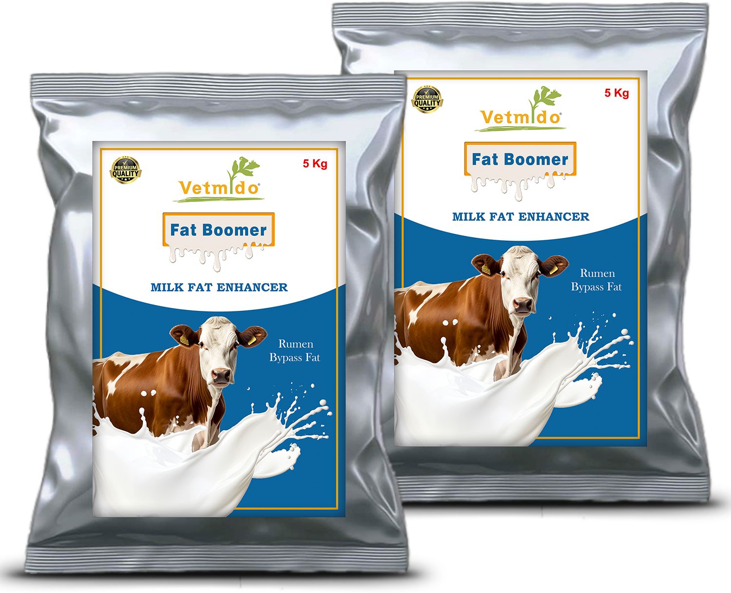 vetmido Fat Boomer - Rumen Bypass Fat, Energy & Milk Booster Supplement for Cow, Buffalo Pet Health Supplements-picture-42