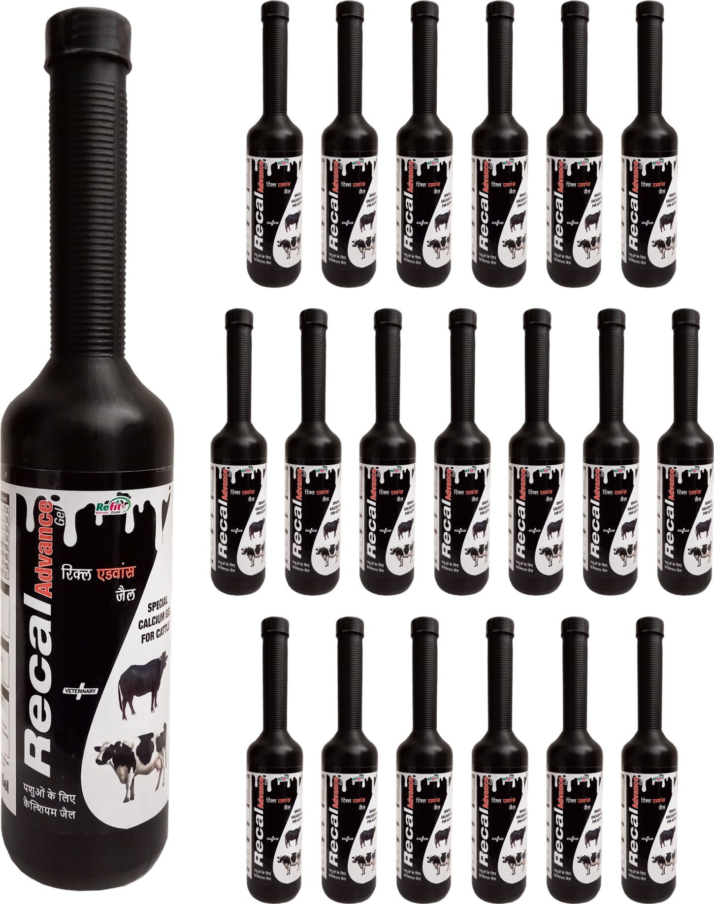 refit animal care Calcium Gel For Cow, Buffalo, Cattle & Farm Animal, Recal Advance Gel Pet Health Supplements-picture-48
