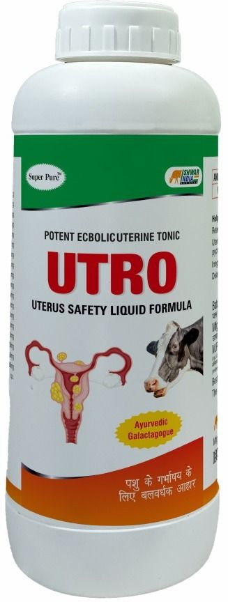 super pure Utro Uterine Tonic & Post-Calving Supplement for Cows, Buffaloes, Goats Pet Health Supplements-picture-22