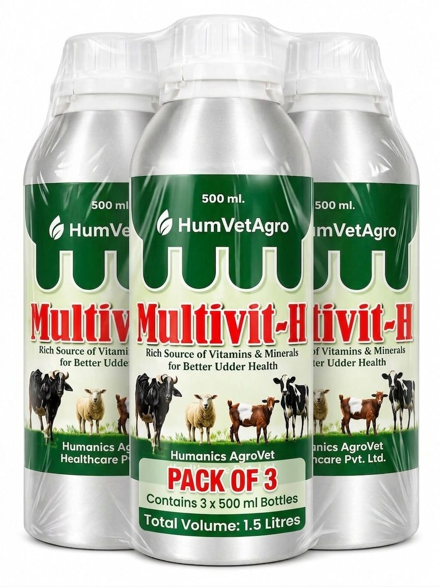 humvetagro Multivit-H Rich of Vitamin & Minerals Pack of 3 Pet Health Supplements-picture-18