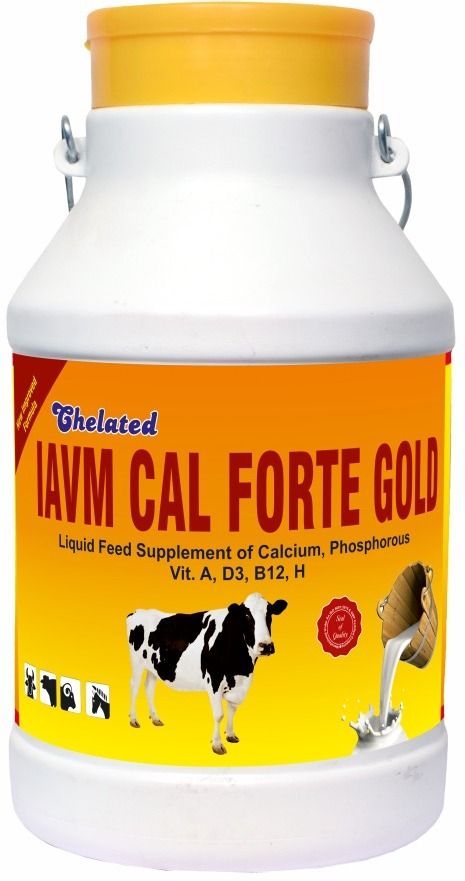 IAVM Calforte Gold Liquid Calcium Supplement for Cattle, Buffalo, Goat & Sheep Pet Health Supplements-image-28