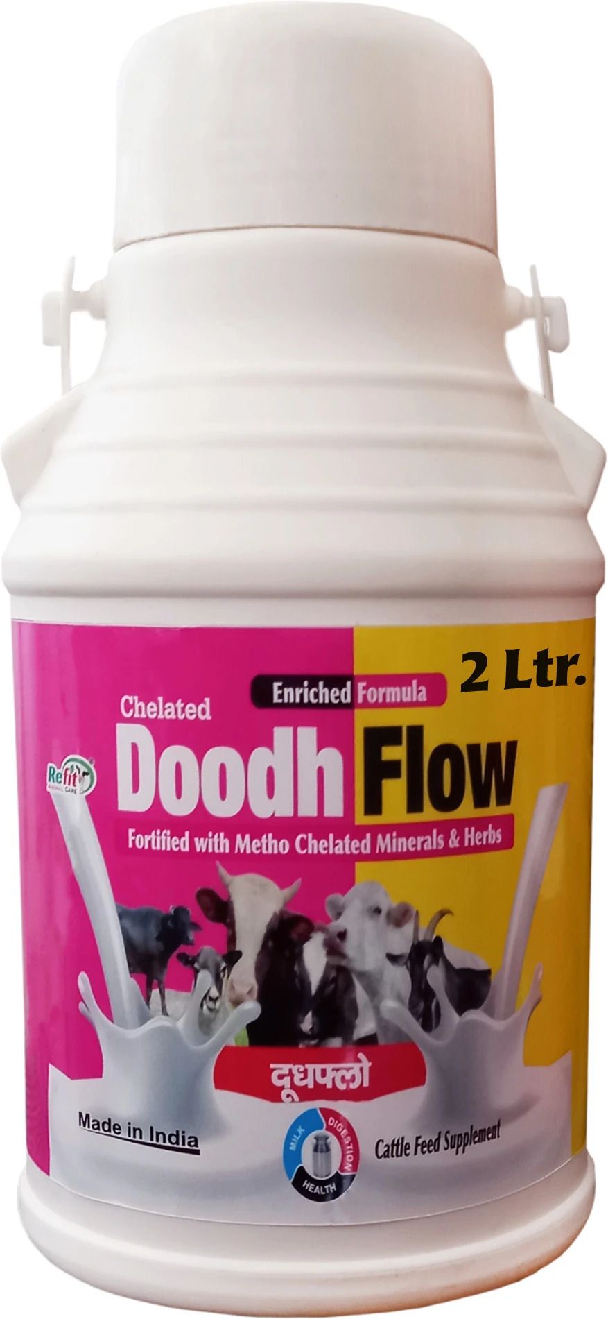 refit animal care Triple Strenght Liquid Calcium For Cow, Cattle, Goat & Farm Animals, Doodhflow Pet Health Supplements-picture-25