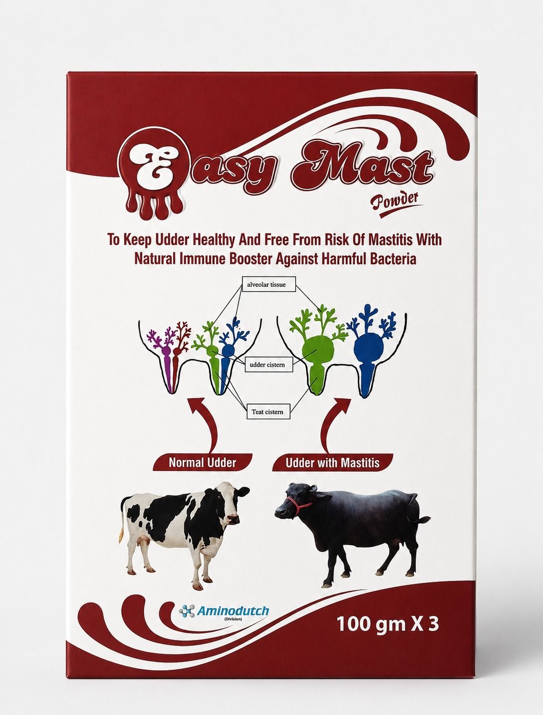 aminorich nutrients bv Easy Mast Powder 300g |Trusted Support for Udder Health. Pet Health Supplements-picture-31
