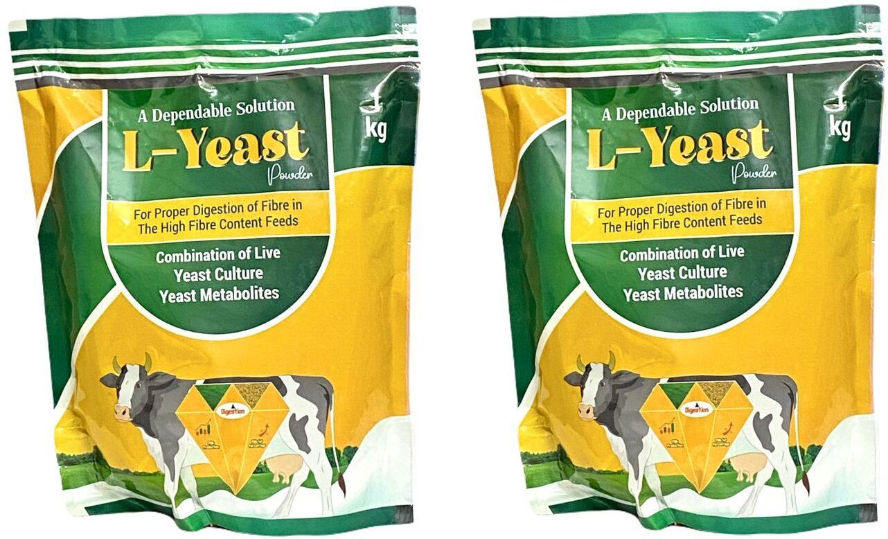 aura pet L yeast Digestion Powder for Animals Combo Pack of 2 Pet Health Supplements-picture-40