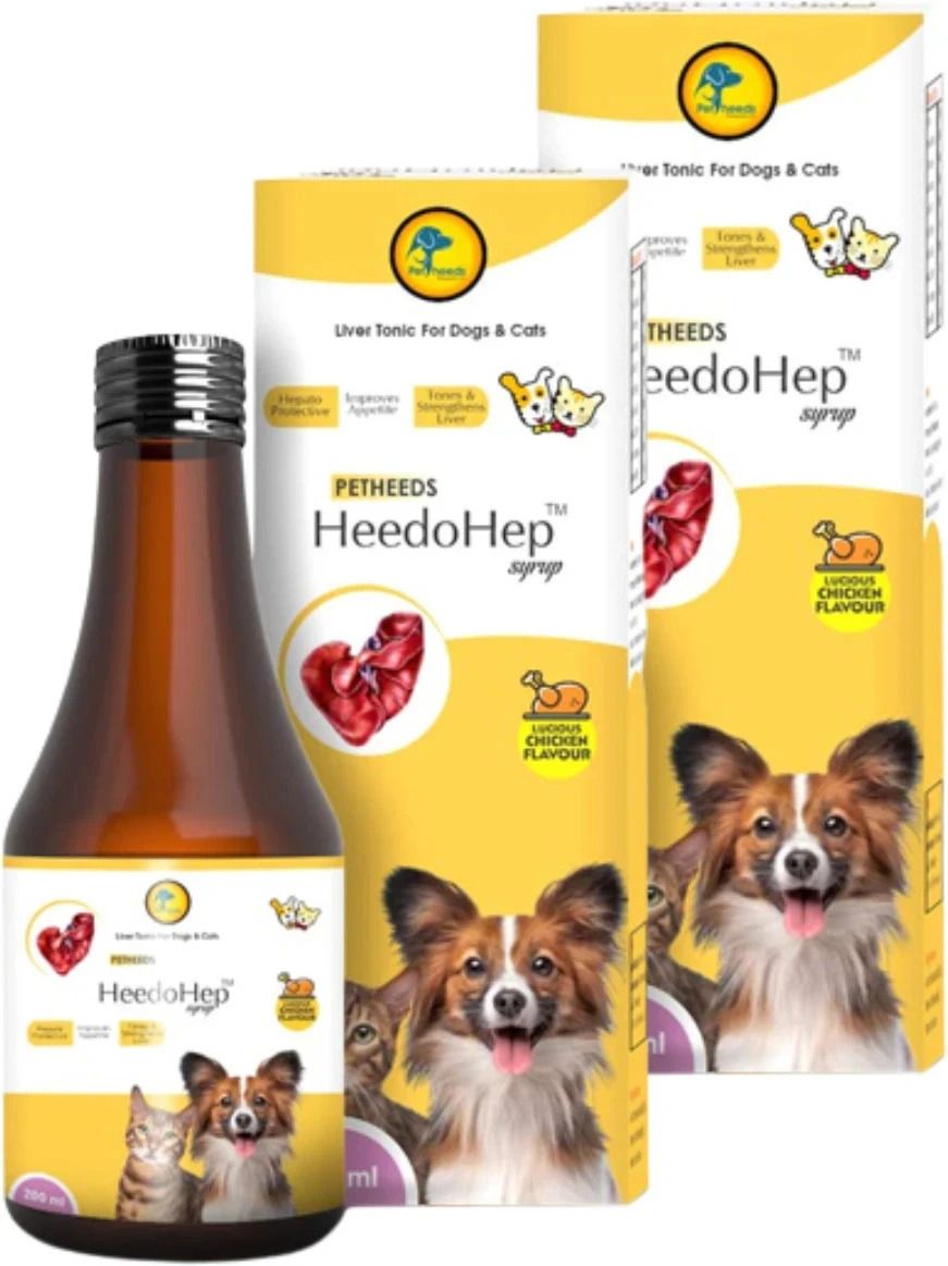 petheeds HeedoHep Liver Tonic combo with Lucious Chicken Flavor for Cat and Dogs Pet Health Supplements-picture-17