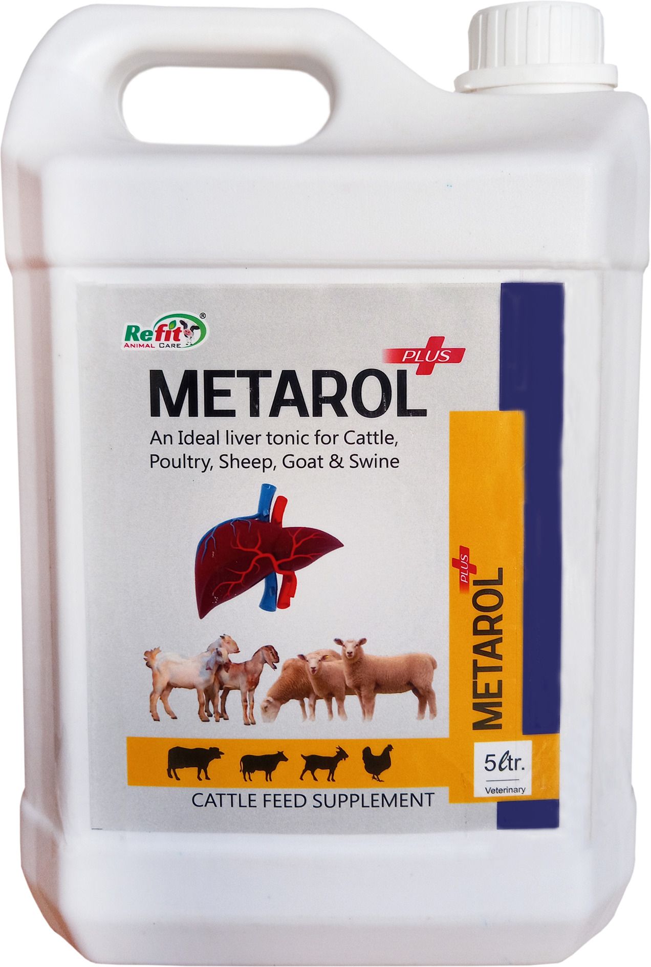 refit animal care Liver Tonic Supplement for Cattle, Poultry, Cow, & Farm Animals Pet Health Supplements-picture-38