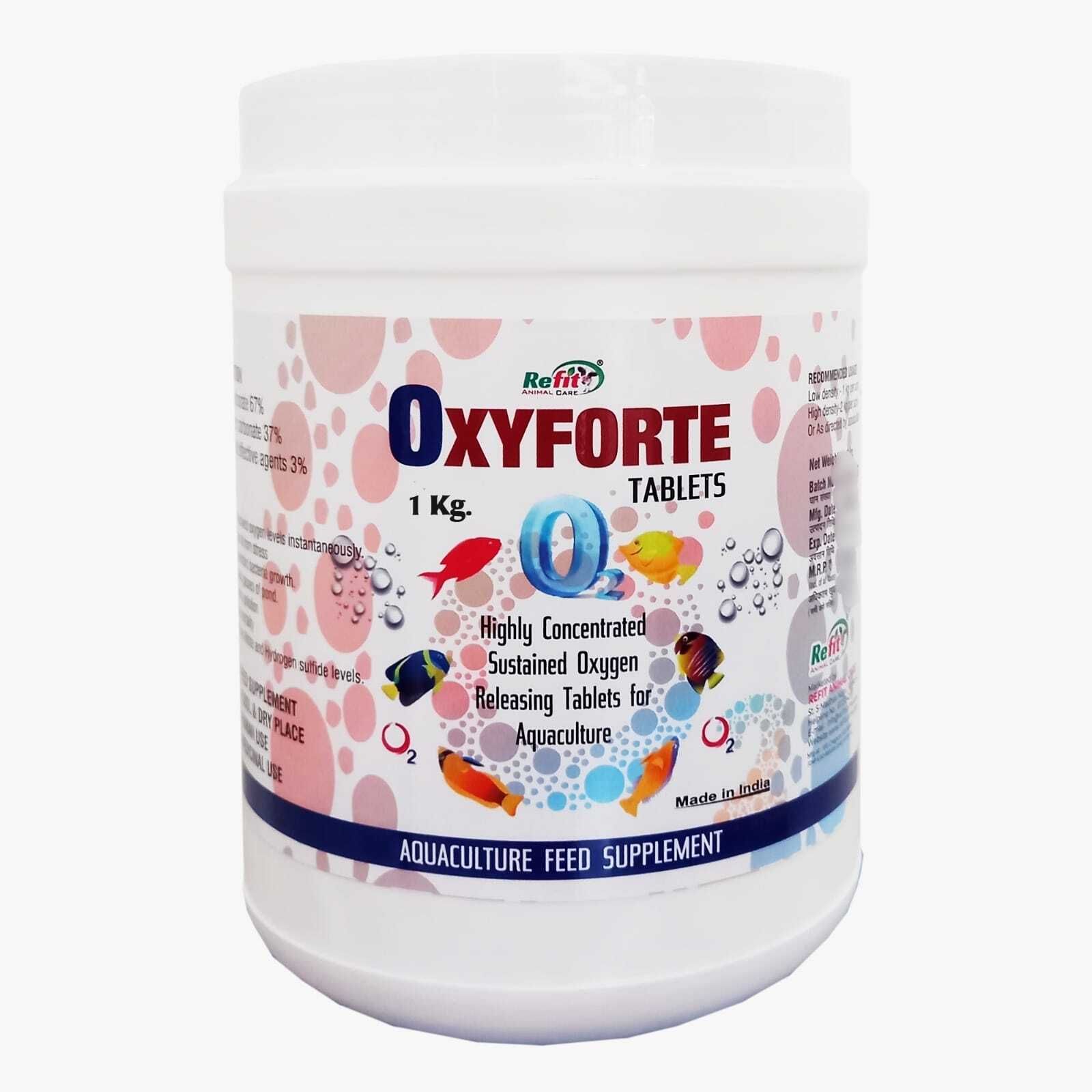 refit animal care Oxygen Tablets For Biofloc Fish Pond, Shrimp, Prawn and Aqua Pet Health Supplements-picture-35