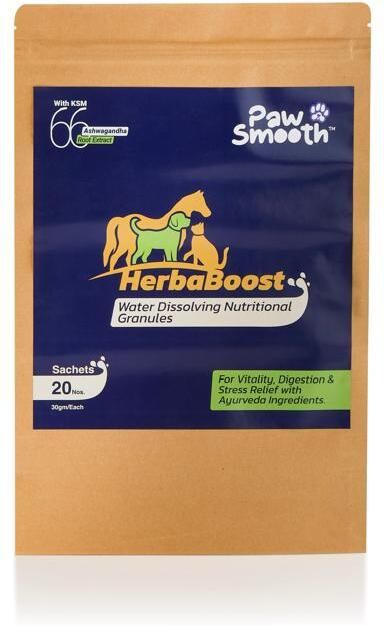 cerafa Herbaboost Granules Pet Supplement | Anxiety & Stress Reliever (20 Sachets * 30) Pet Health Supplements-picture-13