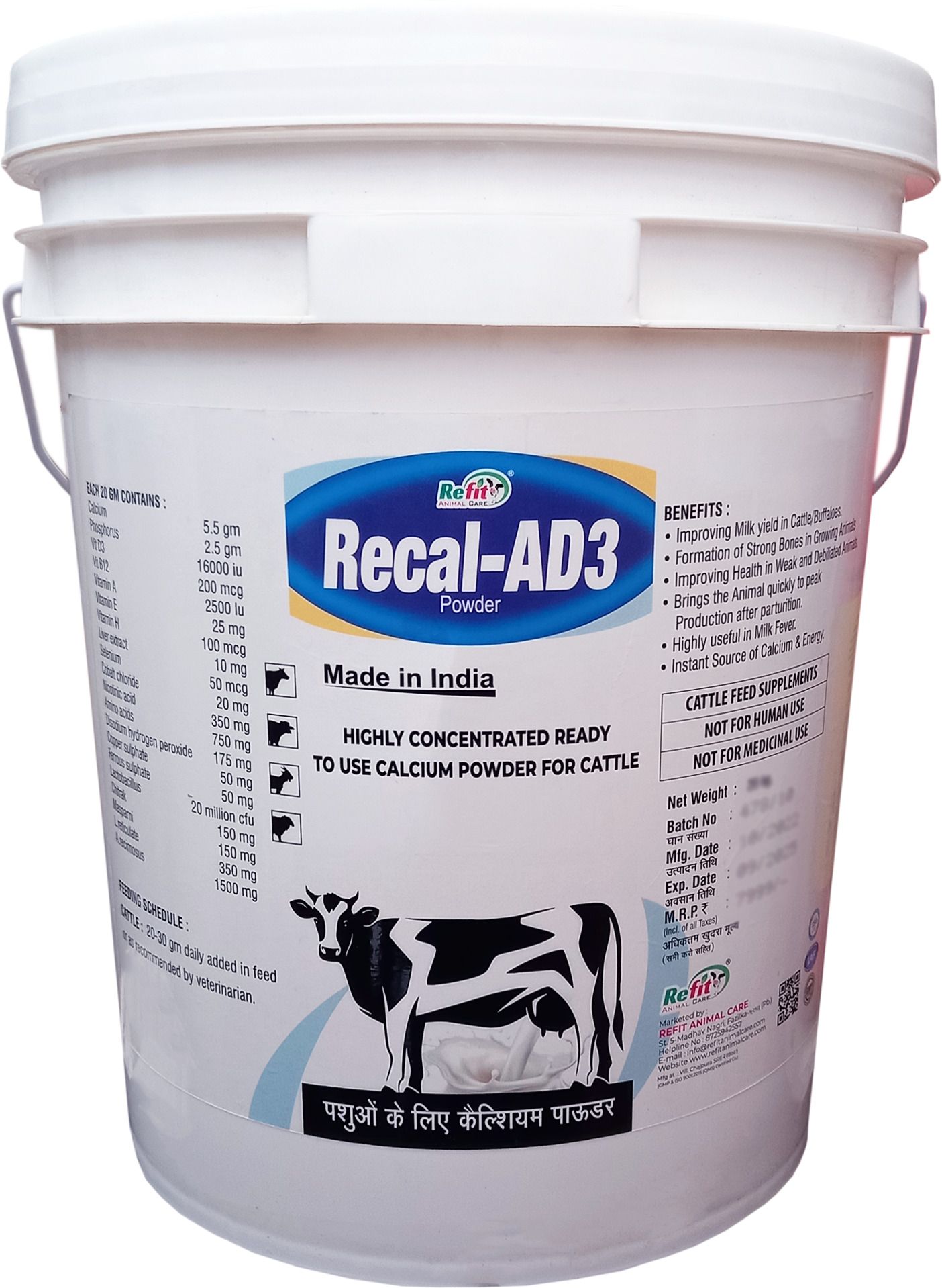 refit animal care Calcium Powder for Cattle, Sheep, Cow, Goat and Livestock Animals Pet Health Supplements-picture-14