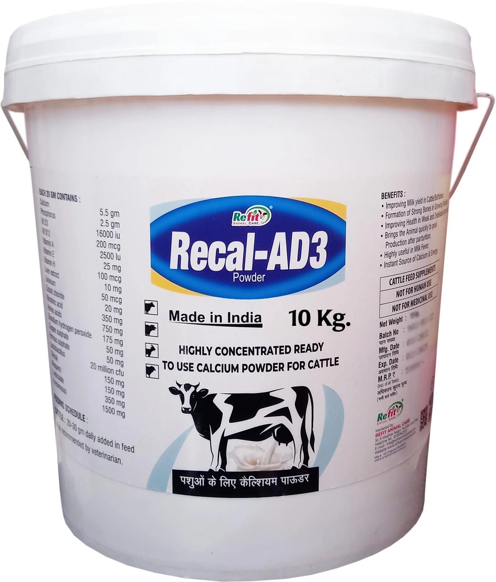 refit animal care Calcium Powder for Cattle, Sheep, Cow, Goat and Livestock Animals Pet Health Supplements-picture-40