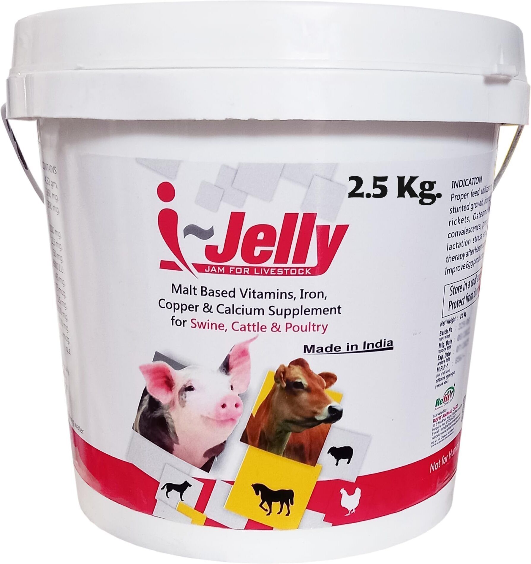 Copper, Calcium & Iron Vitamin Supplement for Cow, Pig, Cattle & Poultry Pet Health Supplements-image-12