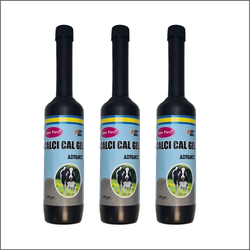 super pure CALCI Cal Gel Advance | Advanced Calcium Gel for Cows, Buffaloes, Goats & Sheep Pet Health Supplements-picture-24