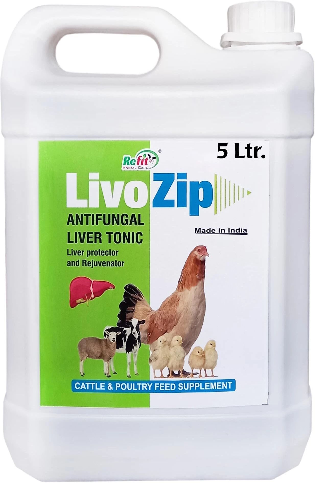 refit animal care Liver Tonic for Poultry, Cattle, Cow, Farm Animals, Goat, Sheep & Cow Pet Health Supplements-picture-43