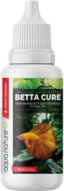 aquanature Betta Cure Treats Bacterial & Fungal Infection for Betta Fish Tank 30ml Solvent Aquarium Cleaner-picture-24