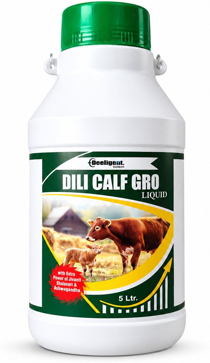 DILI CALF GRO Liquid Feed Supplement for Calves | Herbal Nutritional Pet Health Supplements-image-40