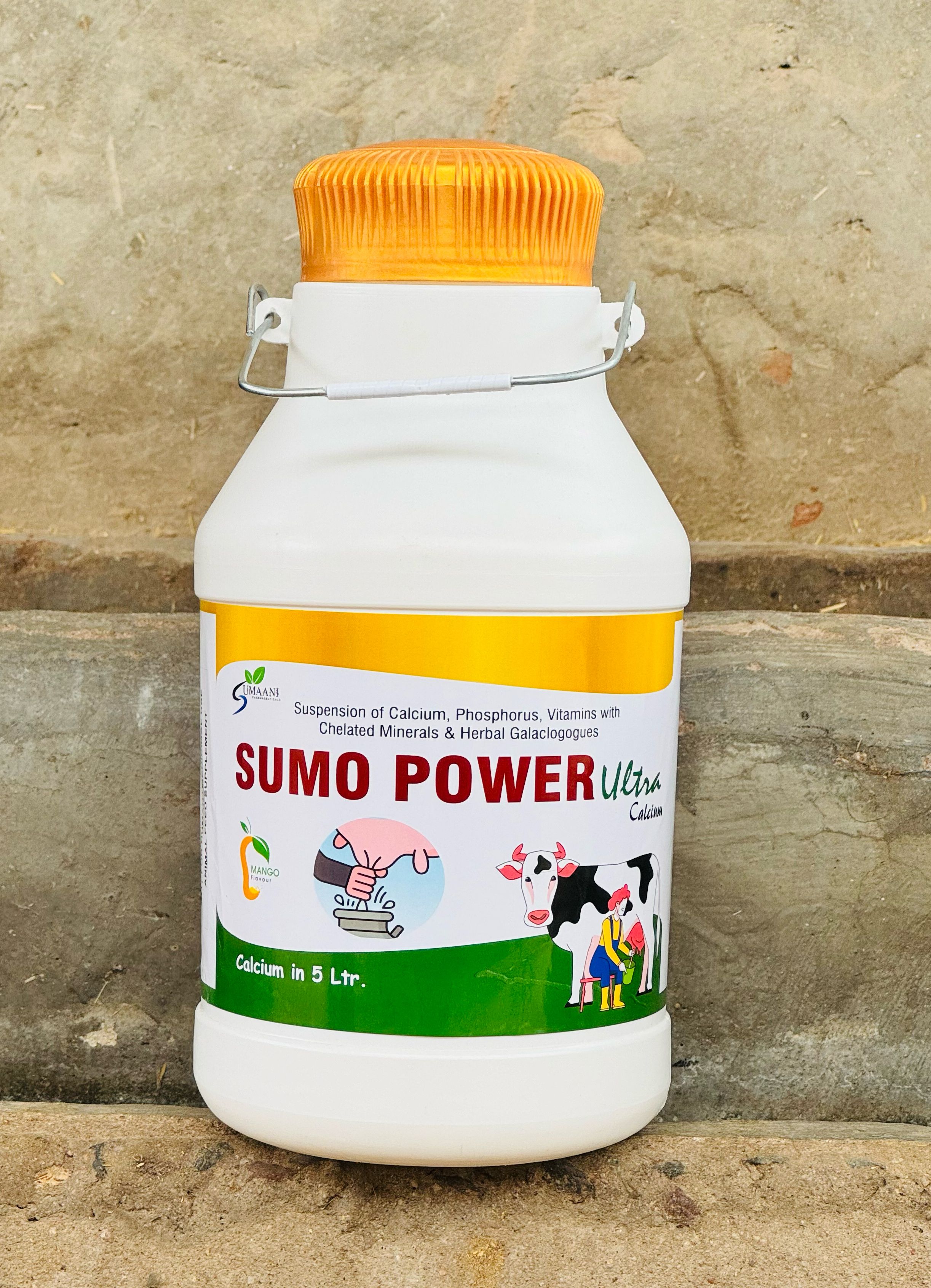 Sumo Power Ultra Calcium for Buffalo, Cow increase Milk Production, Fat In Milk Pet Health Supplements