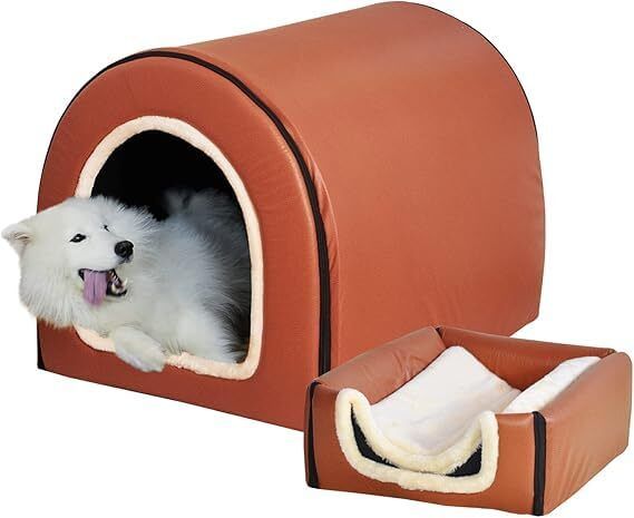 Cat Bed Cave for Indoor Suitable for Cat Dome Bed,Hideaway Bed for Indoor Cats M Pet Bed-image-21