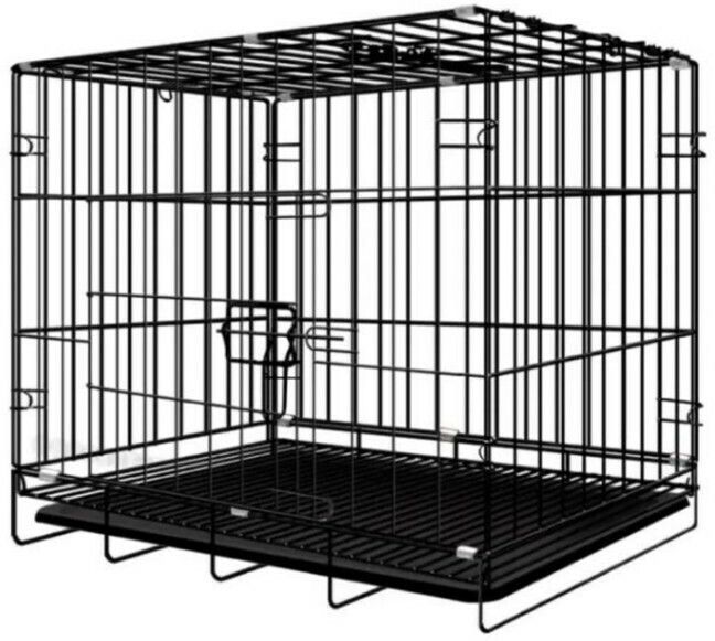 chullbull pet products Foldable Single Door Metal Dog House Dog, Cat, Rabbit, Miniature Pig, Monkey, Mouse Den-picture-21