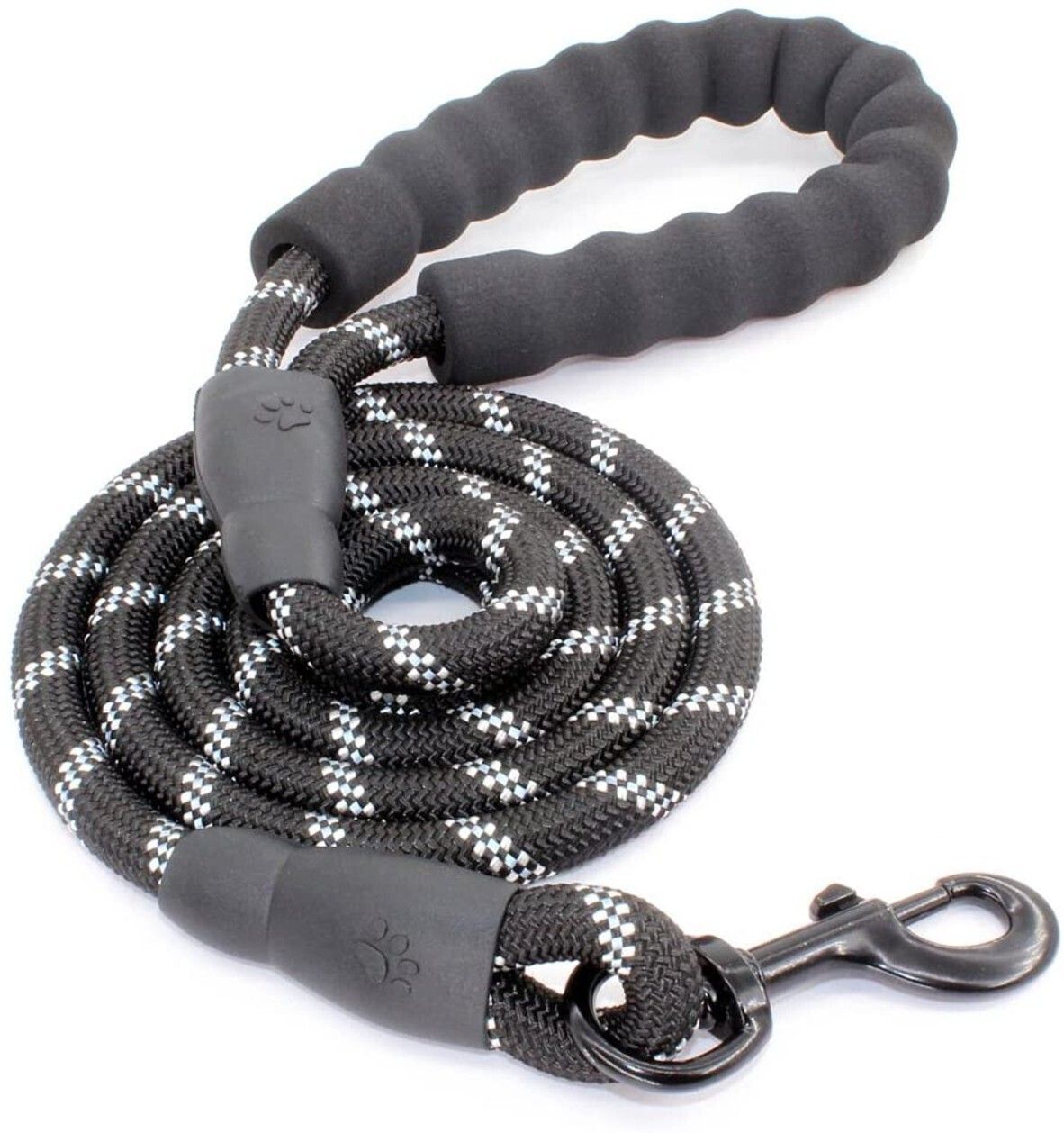 youstylo 5ft Long Dog Reflective Leash with Padded Handle for Dogs 153 cm Dog Cord Leash-picture-1