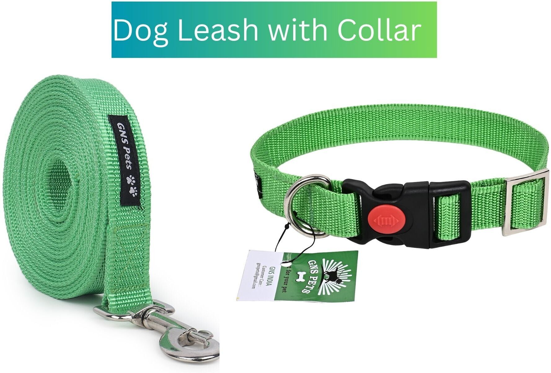 6 Feet Long Nylon Webbing Puppy Medium adult dog 190 cm Dog Strap Leash-image-19