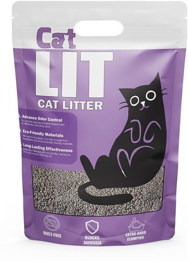 Cat Lit (Pack of 1)-5KG (Unscented) 99% Dust Free, 100% Natural Clay, Easy Scoop Pet Litter Tray Refill-image-36