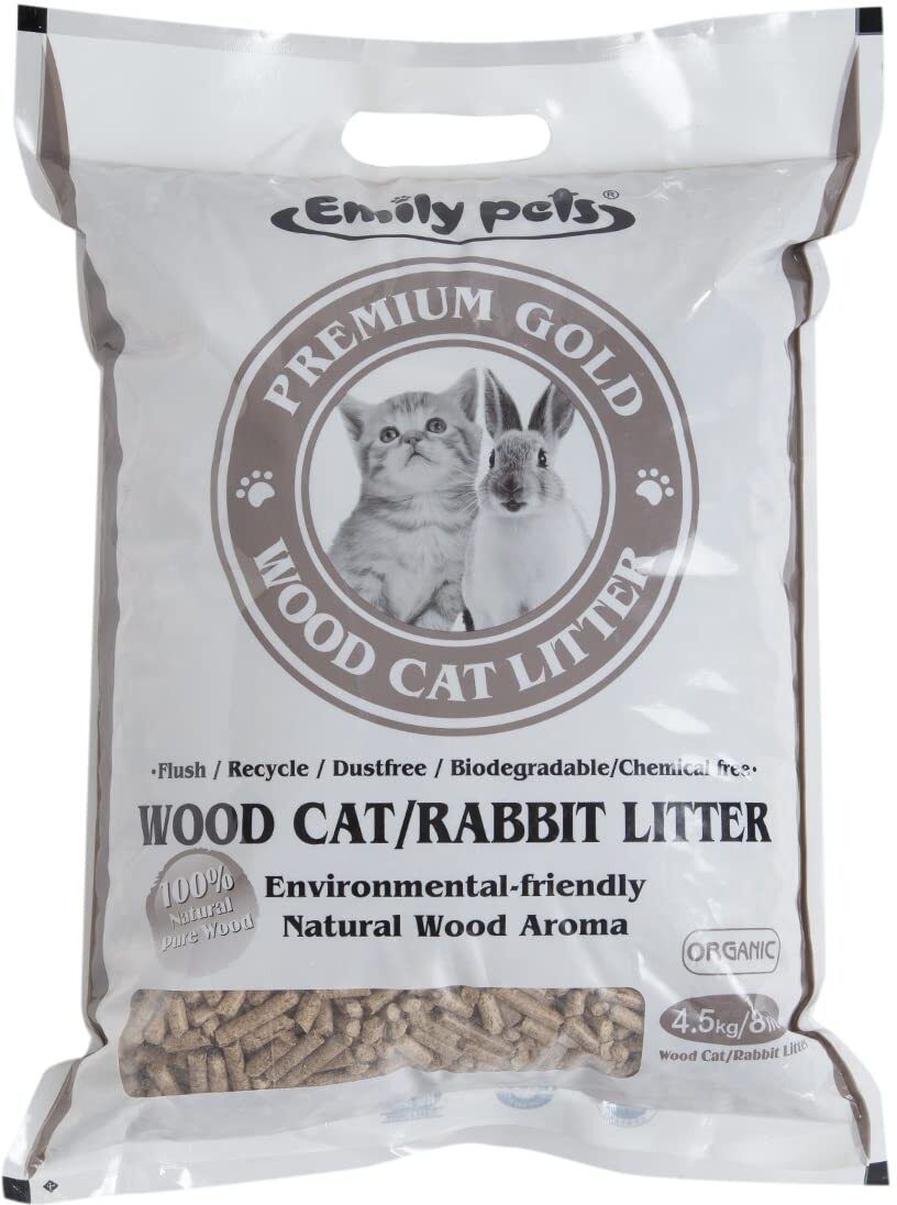 Pine Wood Cat Litter for Cats and Rabbit Pet Litter Tray Refill-image-29